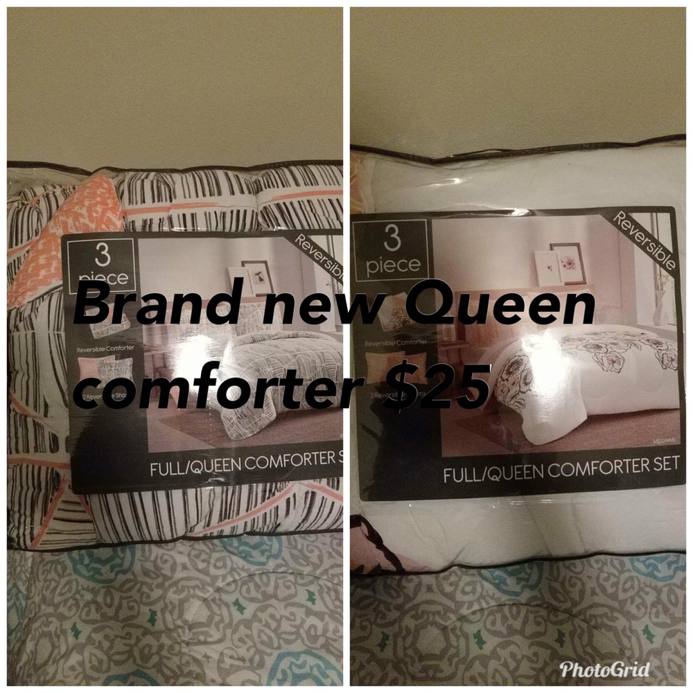 Queen 3 piece comforter